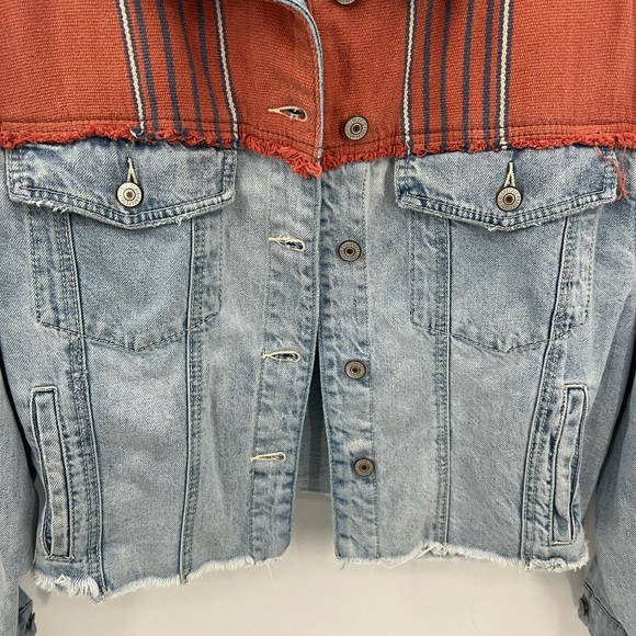 Free People Baja denim hooded jacket - Picture 8 of 14